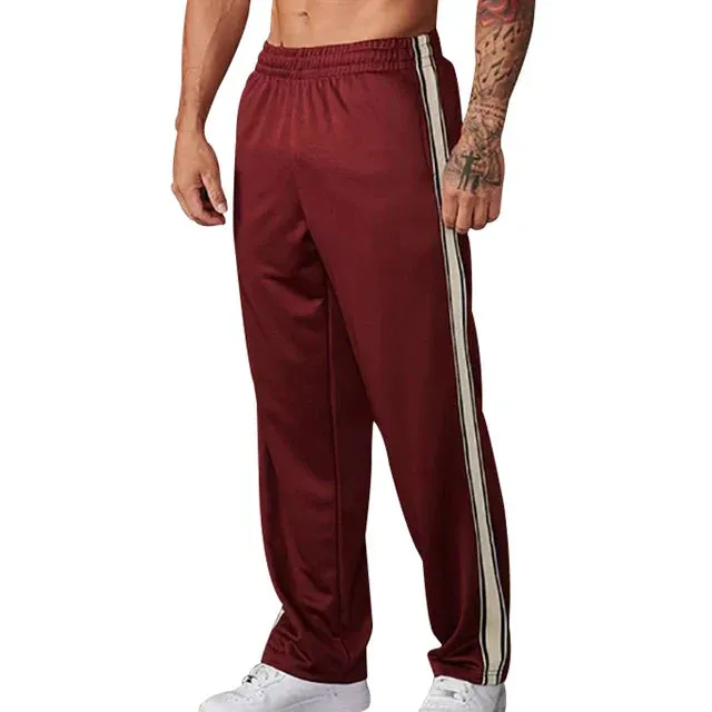 Trendy Men's Striped Jogger Pants