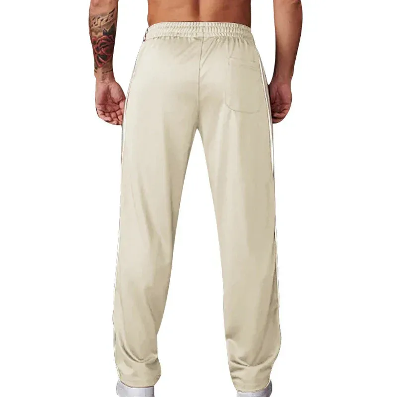 Trendy Men's Striped Jogger Pants