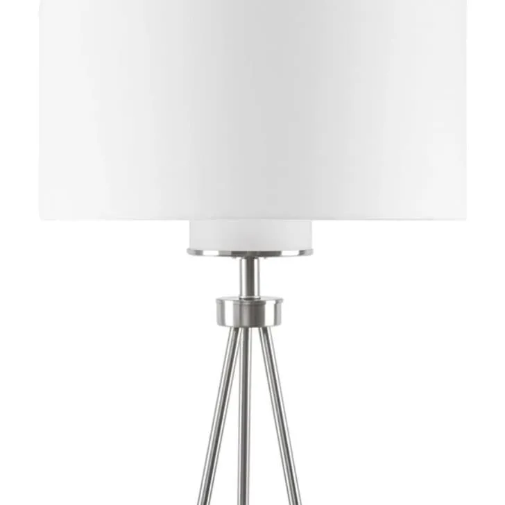 Tripod Floor Lamp in Brushed Nickel