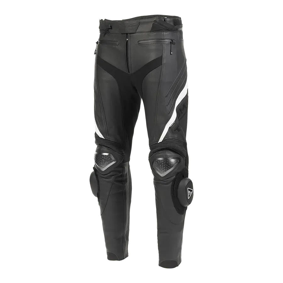 Triumph Triple Leather Jeans in Black