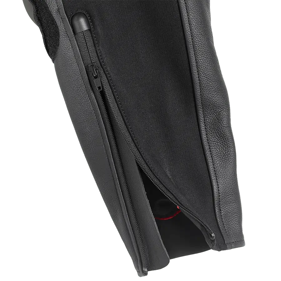 Triumph Triple Leather Jeans in Black