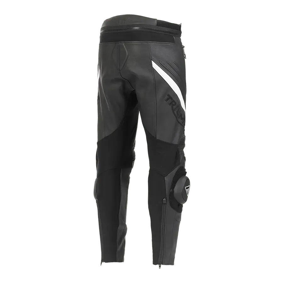 Triumph Triple Leather Jeans in Black