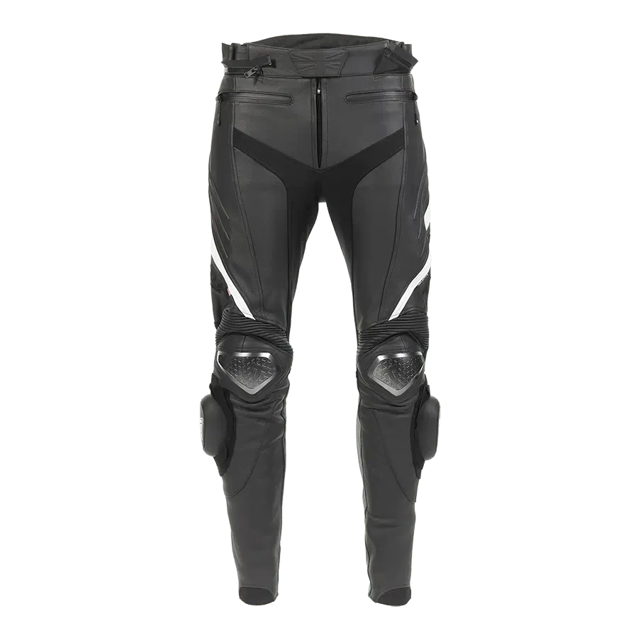 Triumph Triple Leather Jeans in Black