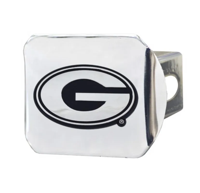 UGA Chrome Hitch Cover