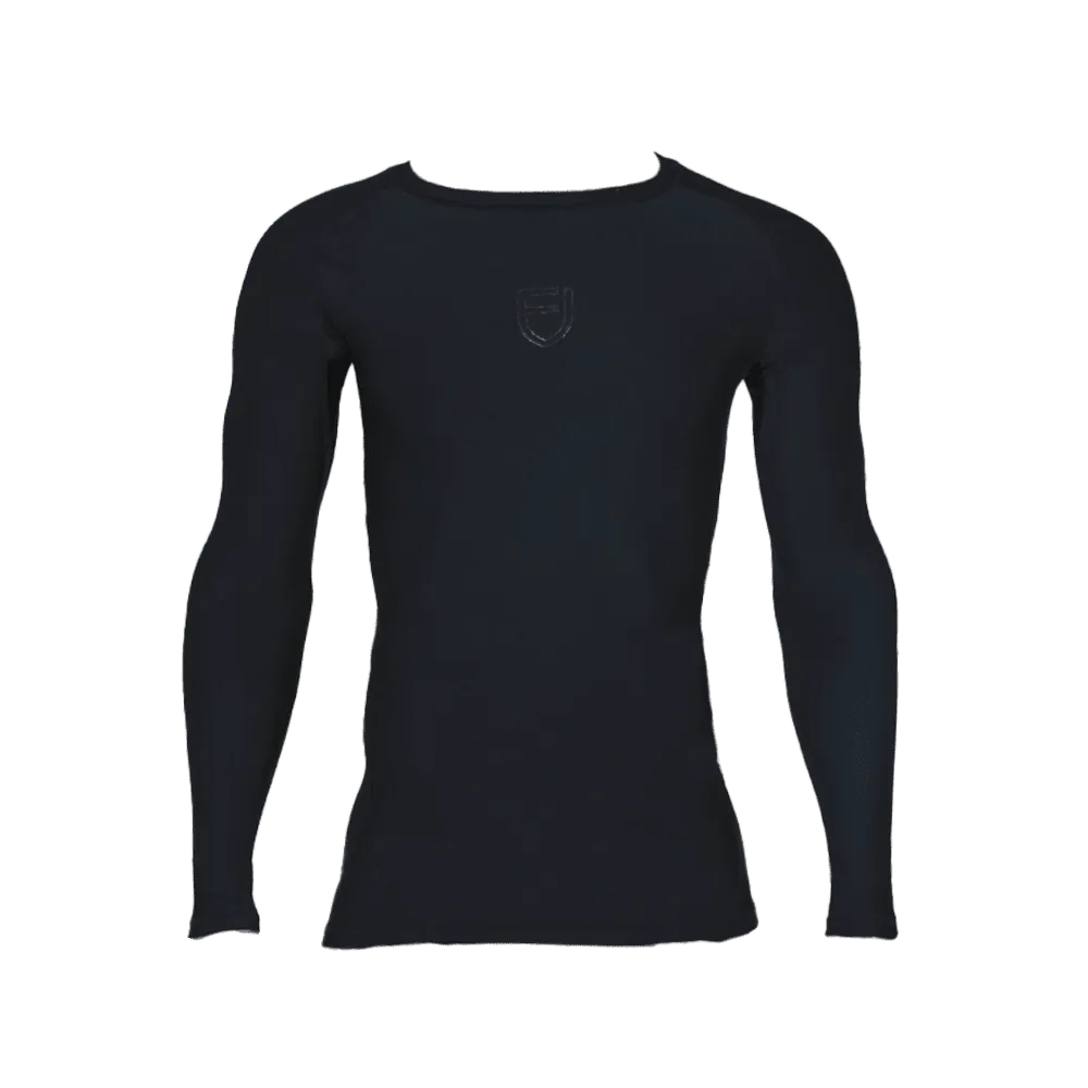 ULTIMATE SOCCER Youth Longsleeve Compression - Black