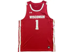 Under Armour Wisconsin Badgers Basketball Jersey (Red)