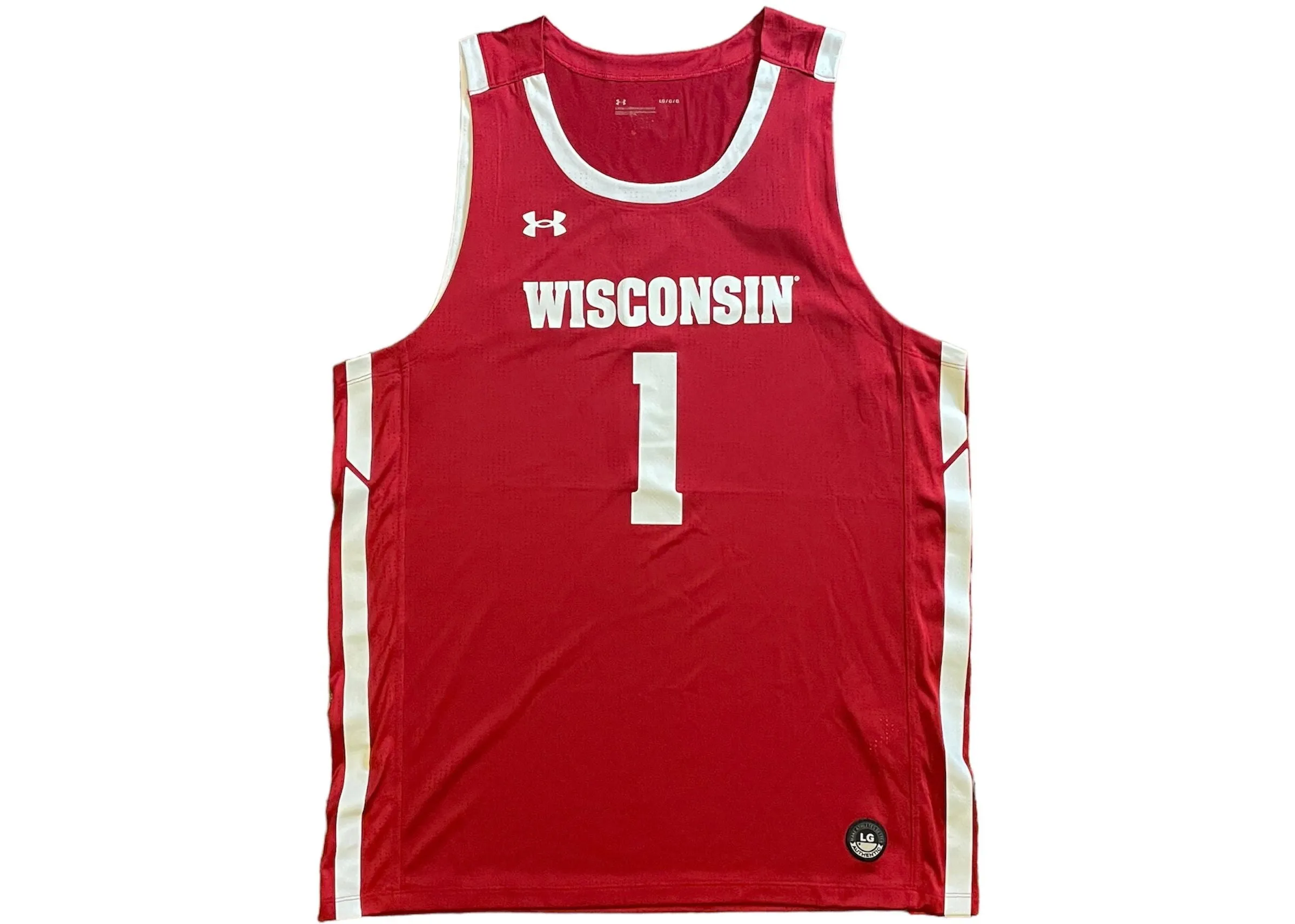 Under Armour Wisconsin Badgers Basketball Jersey (Red)