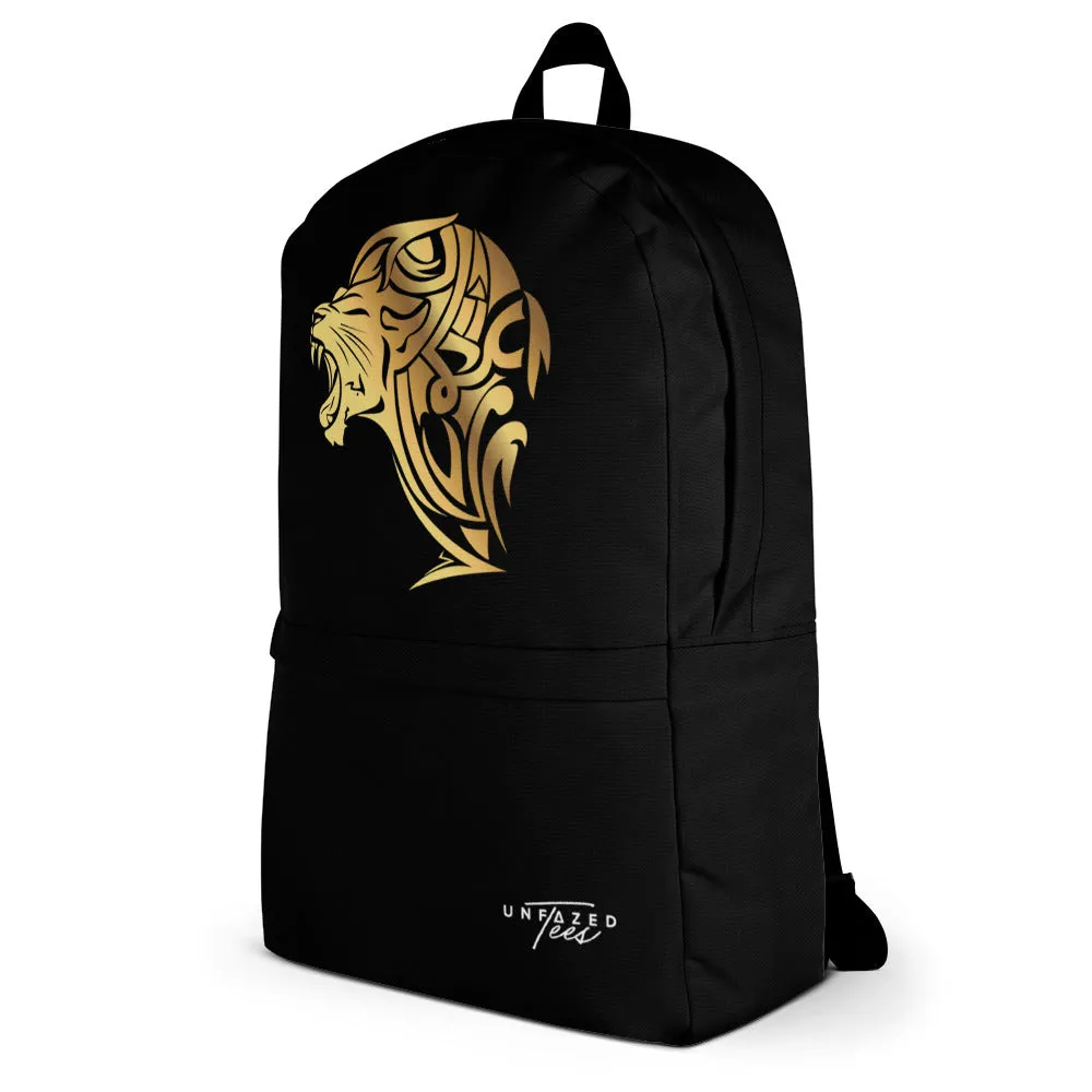 Unfazed Lion Backpack - Black
