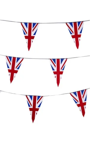 Union Jack Triangle Bunting Decoration
