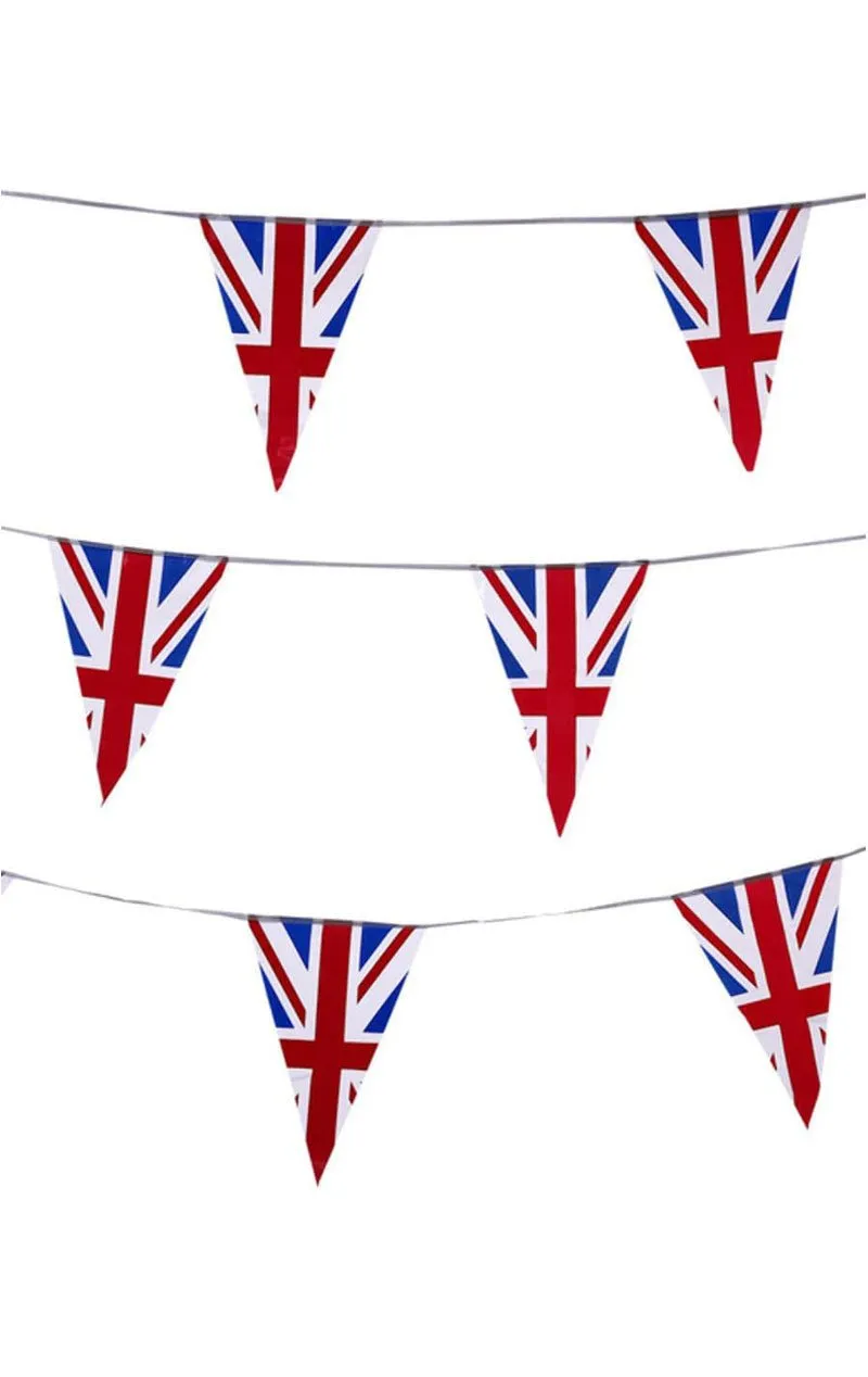 Union Jack Triangle Bunting Decoration