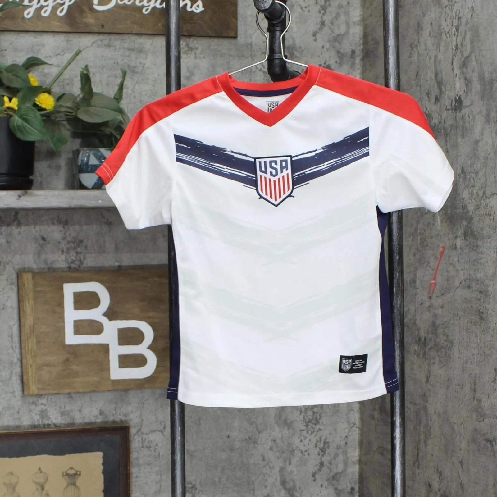 United States Soccer Federation USA Boys Youth Game Day Shirt 86698970