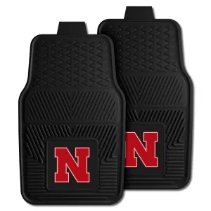 University of Nebraska 2-pc Vinyl Car Mat Set