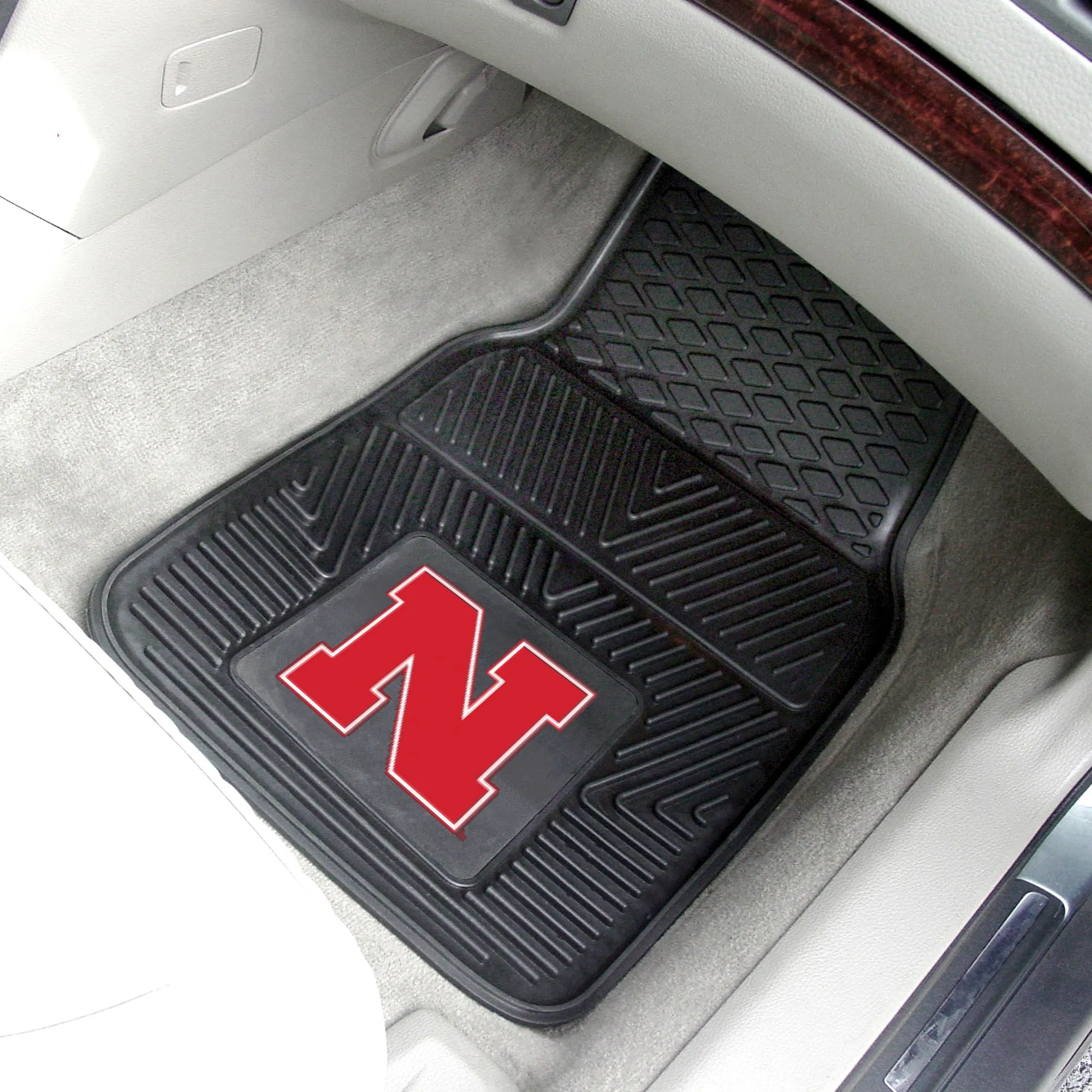 University of Nebraska 2-pc Vinyl Car Mat Set