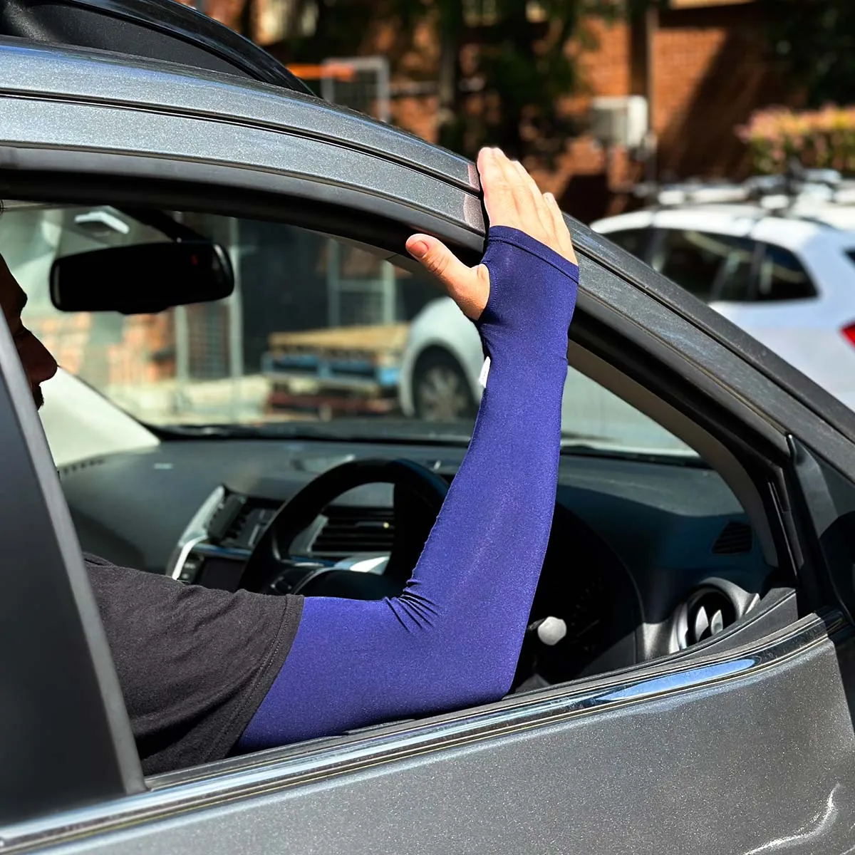 UPF 50  Driving Sleeve - Blue Adult