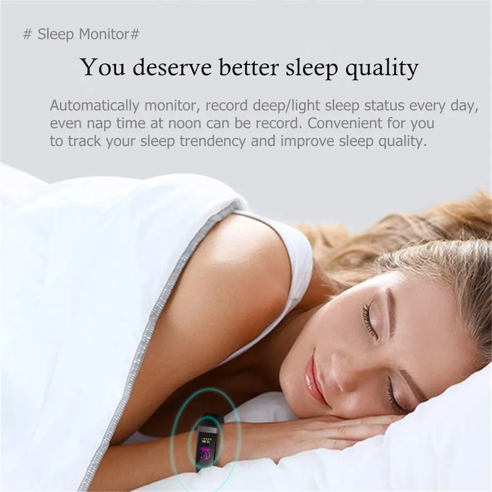 V19 HR ECG   PPG Dual Heart Rate Monitor Fitness Activity Tracker Health Smart Watch with HRV SpO2 Blood Oxygen & Pressure Sleep Monitor IP68 Waterproof HD IPS Color Screen Long Battery Life (Black)