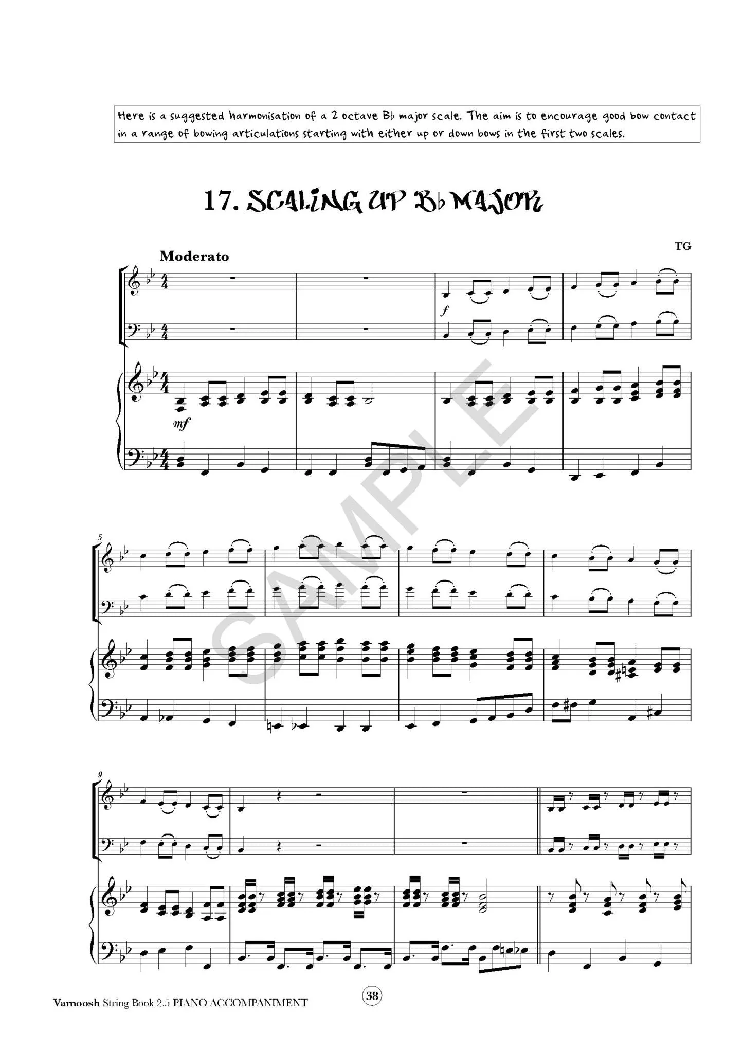 Vamoosh String Book 2.5 Piano Accompaniments