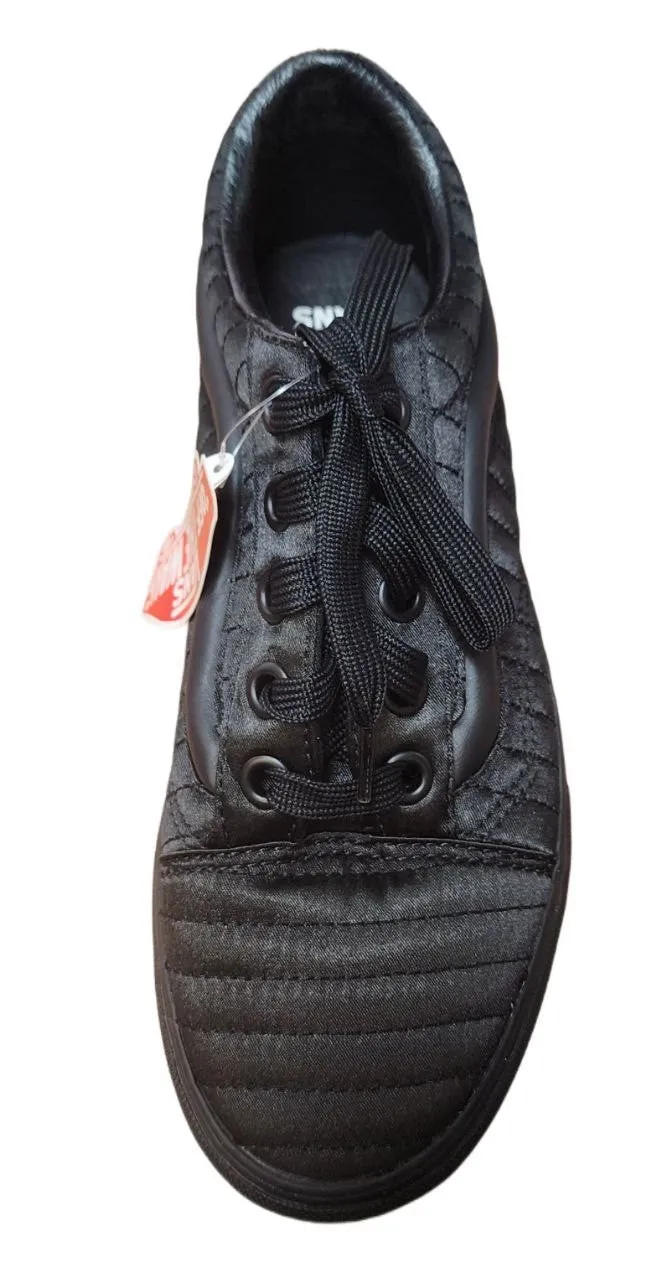 VANS X Opening Ceremony Unisex Black Satin Quilting Old Skool Lug M 9.5/ W11 NWB