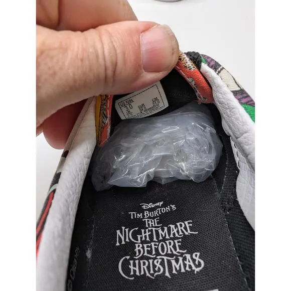 Vans Youth Nightmare Before Christmas Kids Disney Halloween Town Shoes Size 3