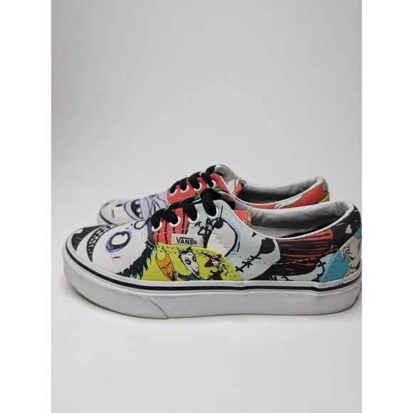 Vans Youth Nightmare Before Christmas Kids Disney Halloween Town Shoes Size 3