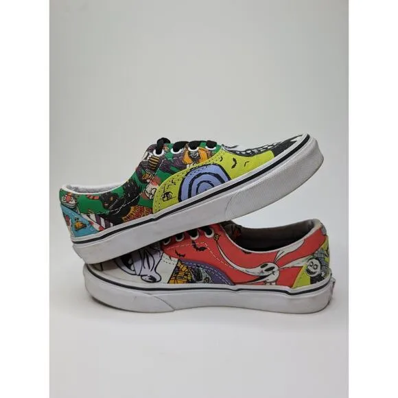 Vans Youth Nightmare Before Christmas Kids Disney Halloween Town Shoes Size 3