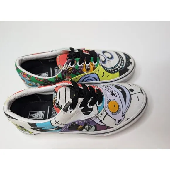Vans Youth Nightmare Before Christmas Kids Disney Halloween Town Shoes Size 3