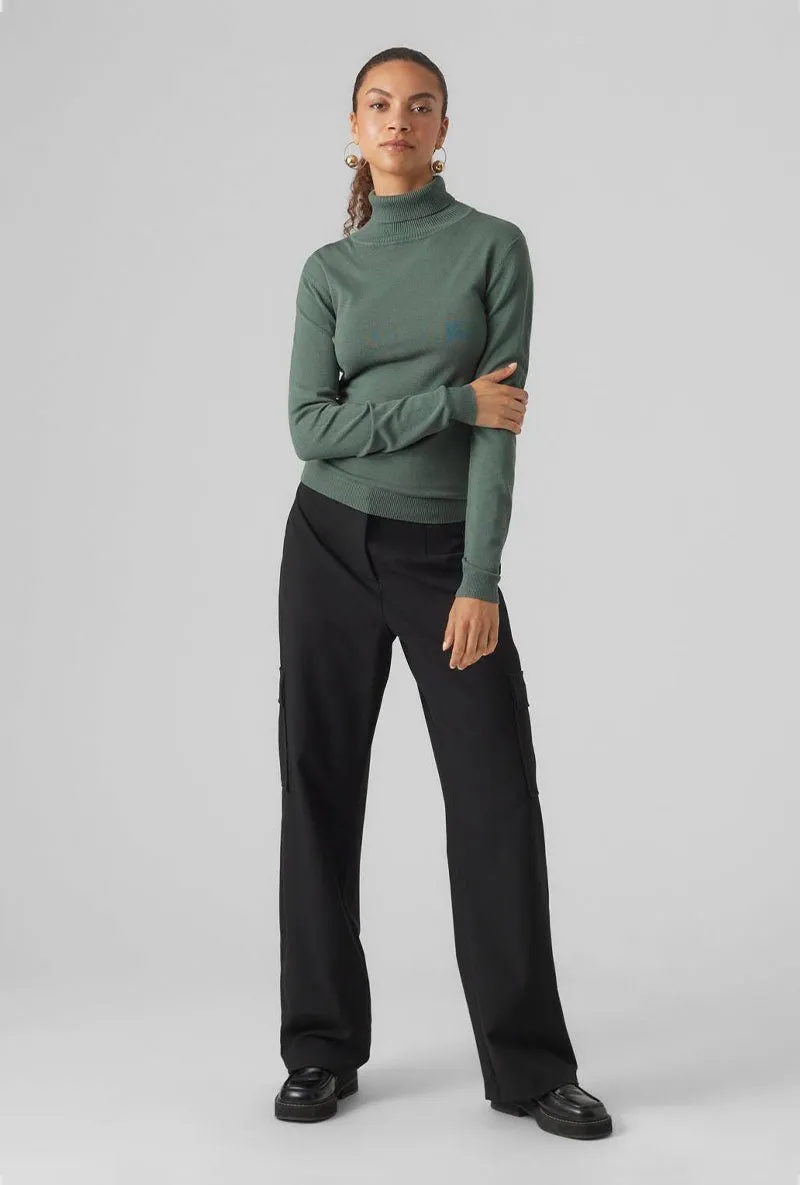 VERO MODA GLORY LS ROLLNECK BLOUSE