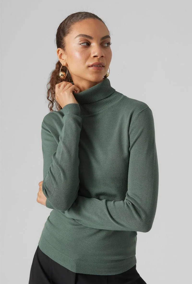 VERO MODA GLORY LS ROLLNECK BLOUSE