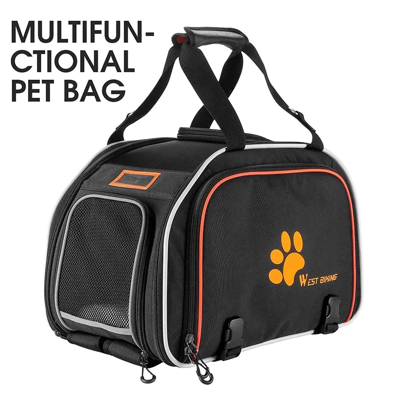WEST BIKING Bicycle Pet Saddle Bag