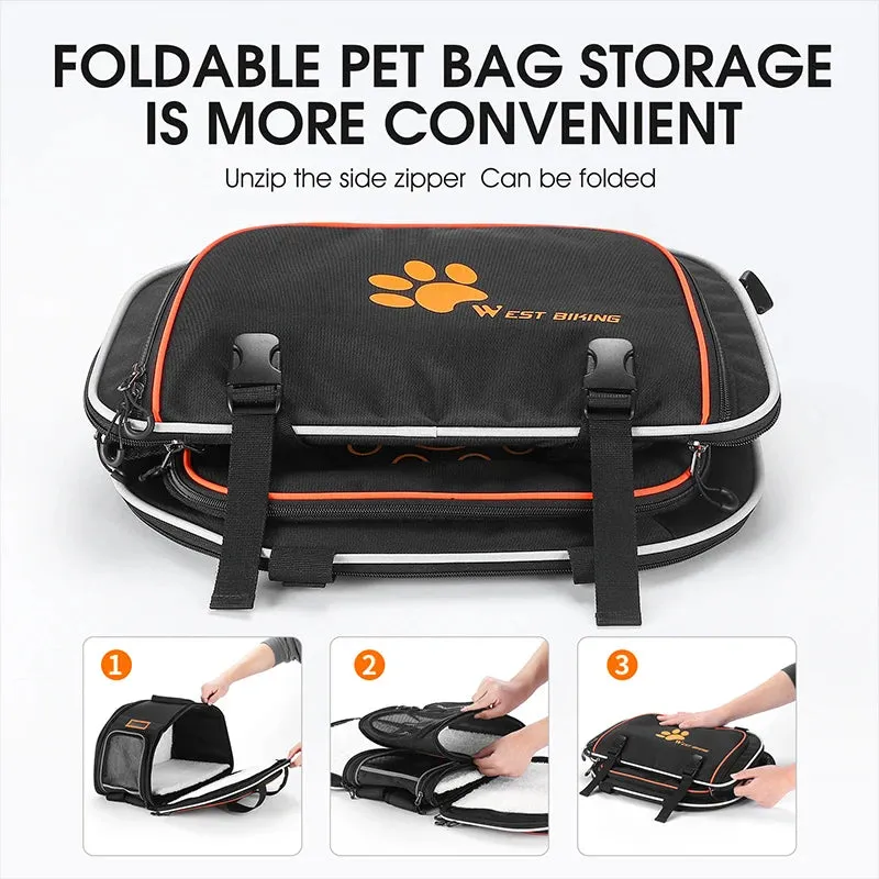 WEST BIKING Bicycle Pet Saddle Bag