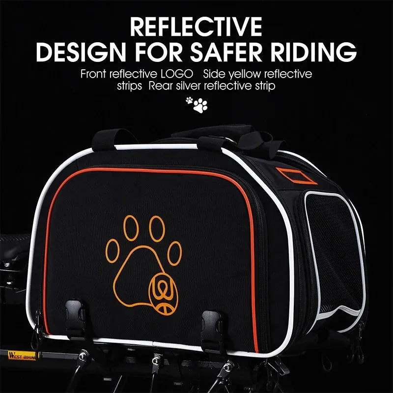 WEST BIKING Bicycle Pet Saddle Bag