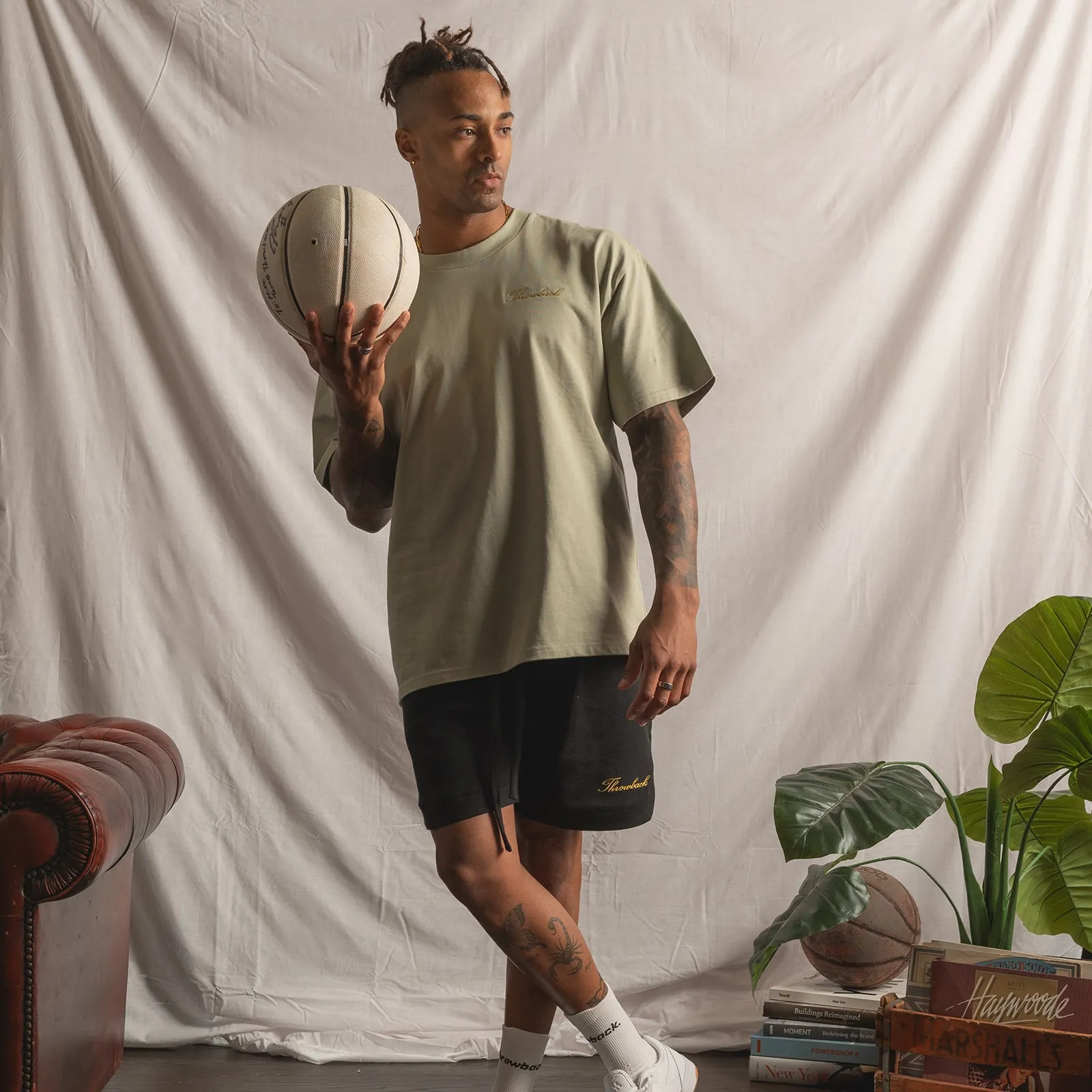 Winter Script '23 Heavyweight Basketball Shorts - Noir