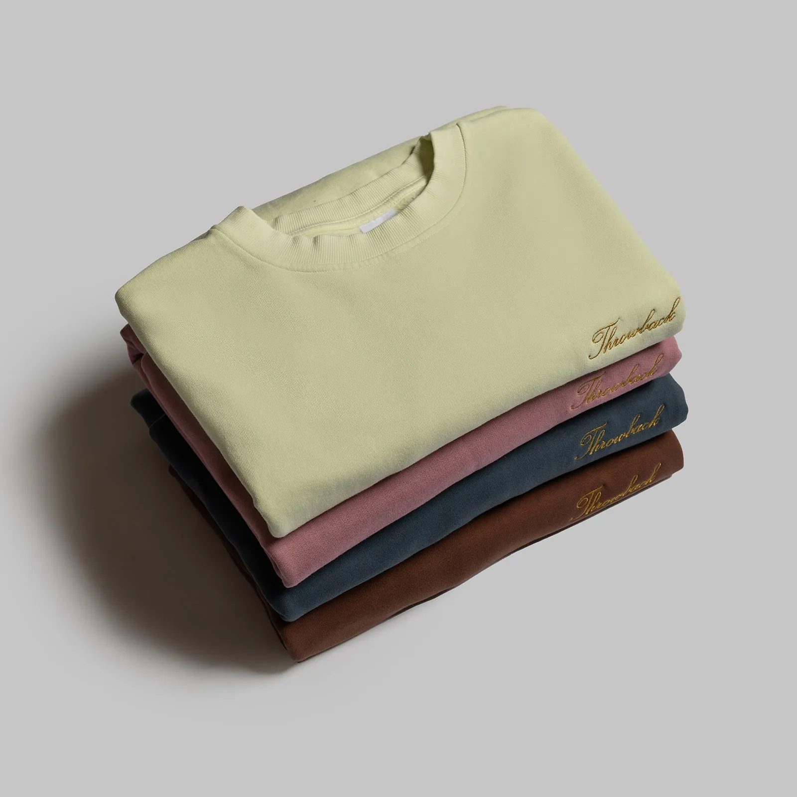 Winter Script '23 Oversized Crew - Washed Nocturne