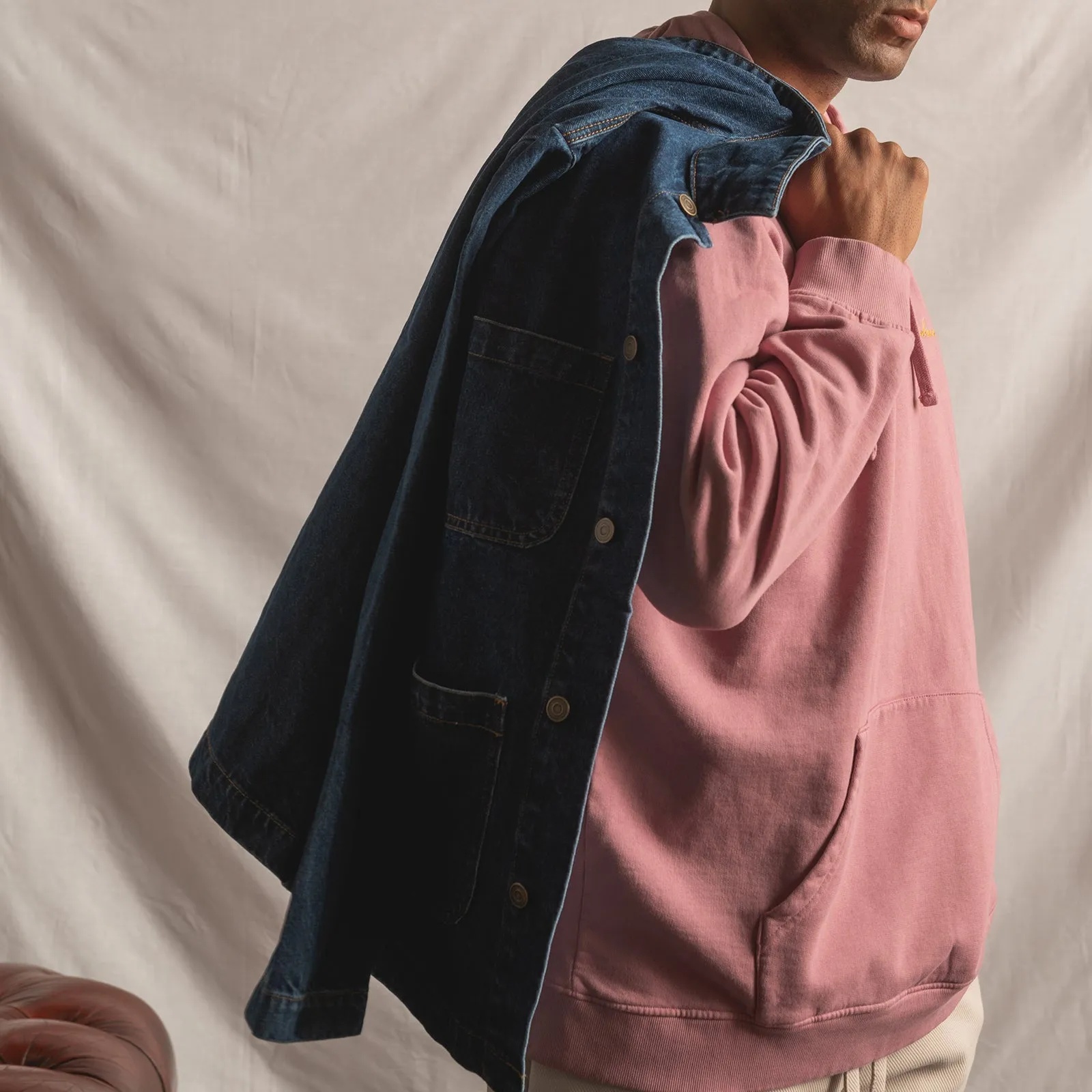 Winter Script '23 Oversized Denim Jacket - Denim
