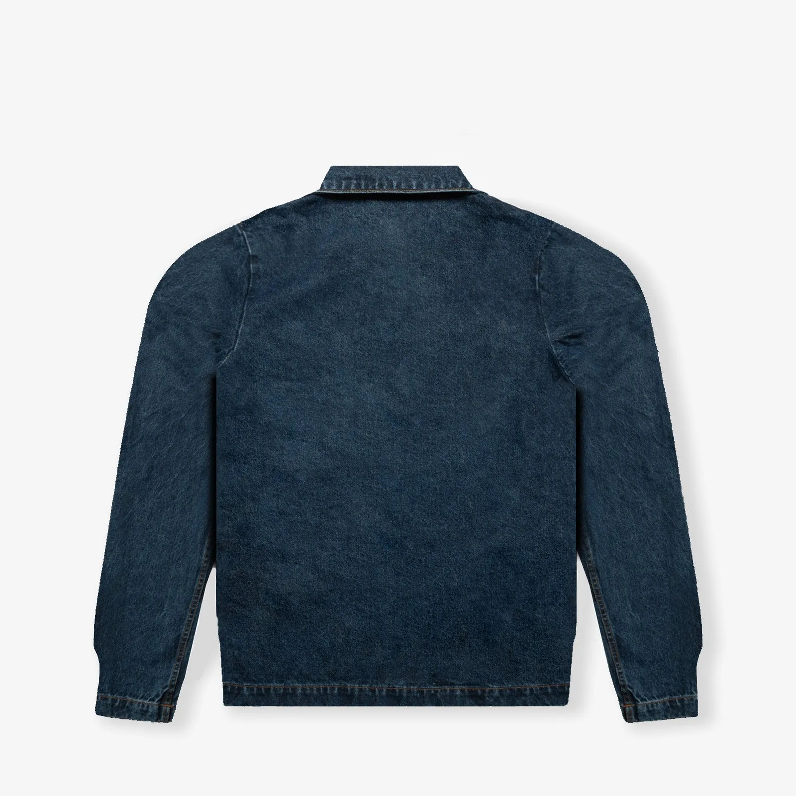 Winter Script '23 Oversized Denim Jacket - Denim