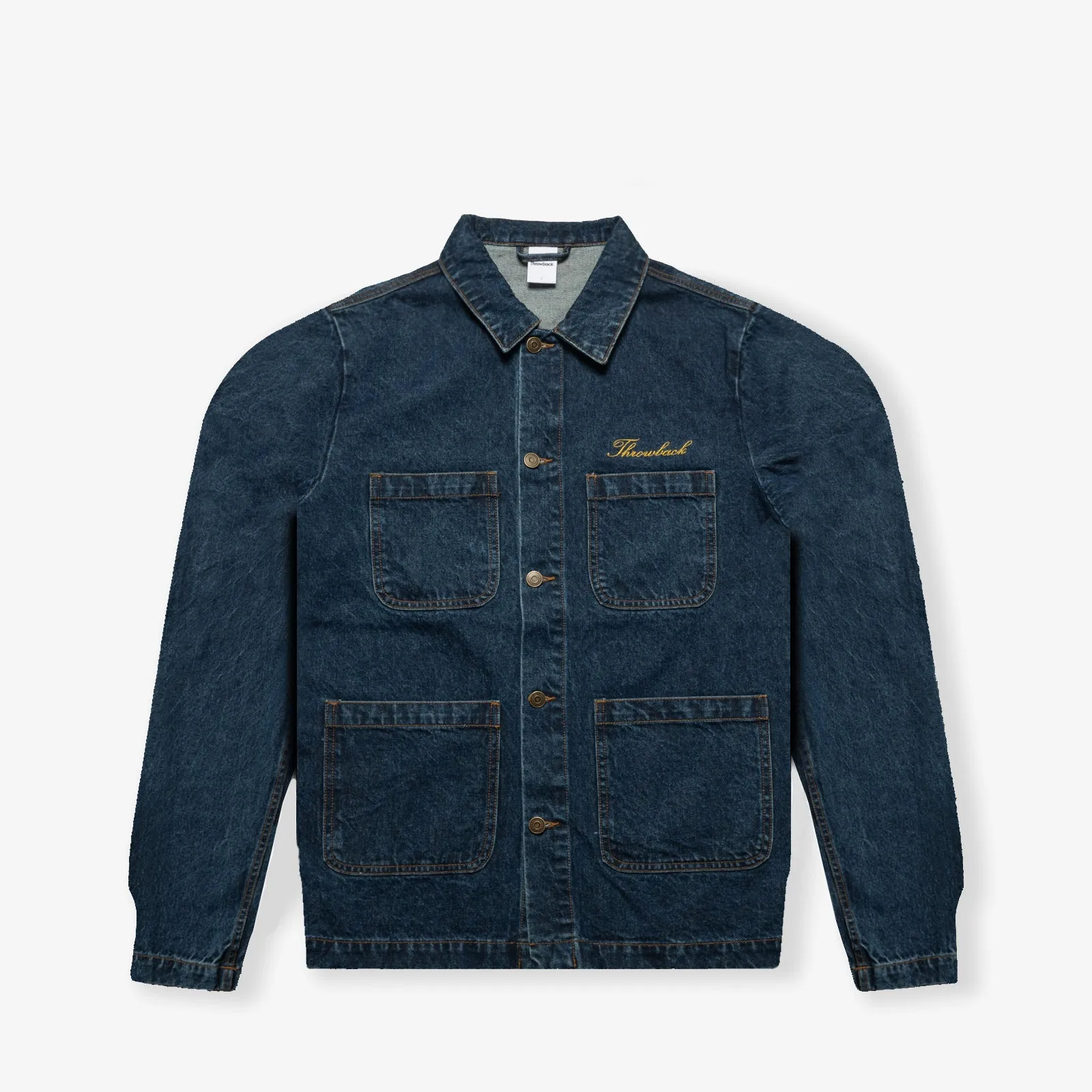 Winter Script '23 Oversized Denim Jacket - Denim