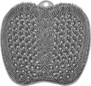 XL Large Foot Scrubber Mat for Use in Shower - Shower Foot Cleaner to Eliminate Calluses Dead Skin, Foot Massager Mat for Men & Women to Soothe Achy Feet, Non Slip Suction Cups