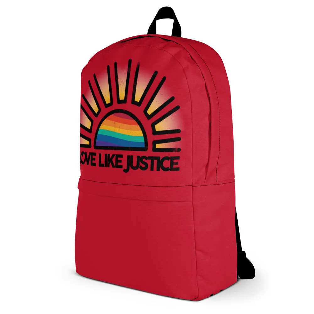 You Are My Sunshine Red Backpack