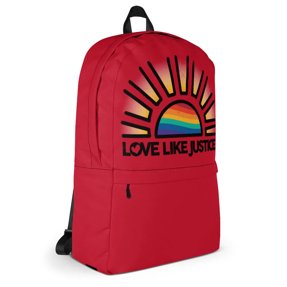 You Are My Sunshine Red Backpack