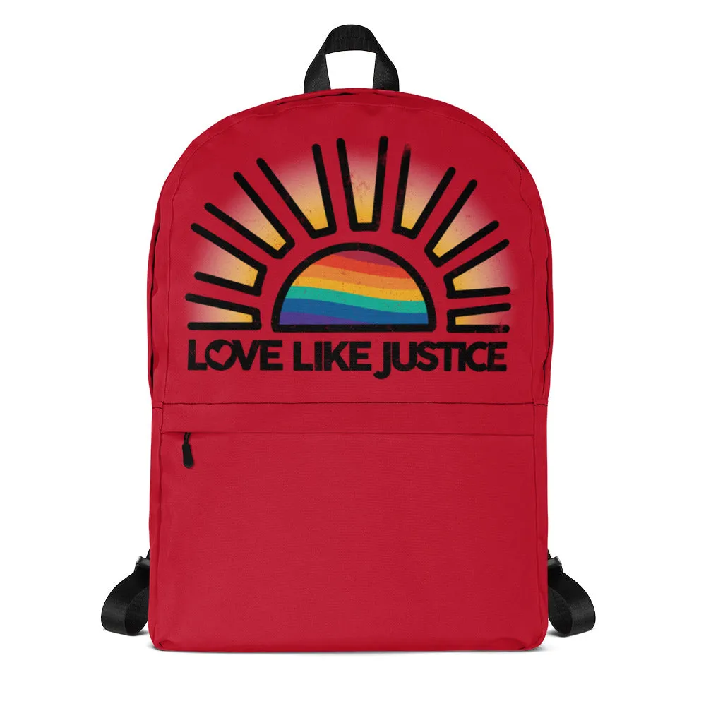 You Are My Sunshine Red Backpack