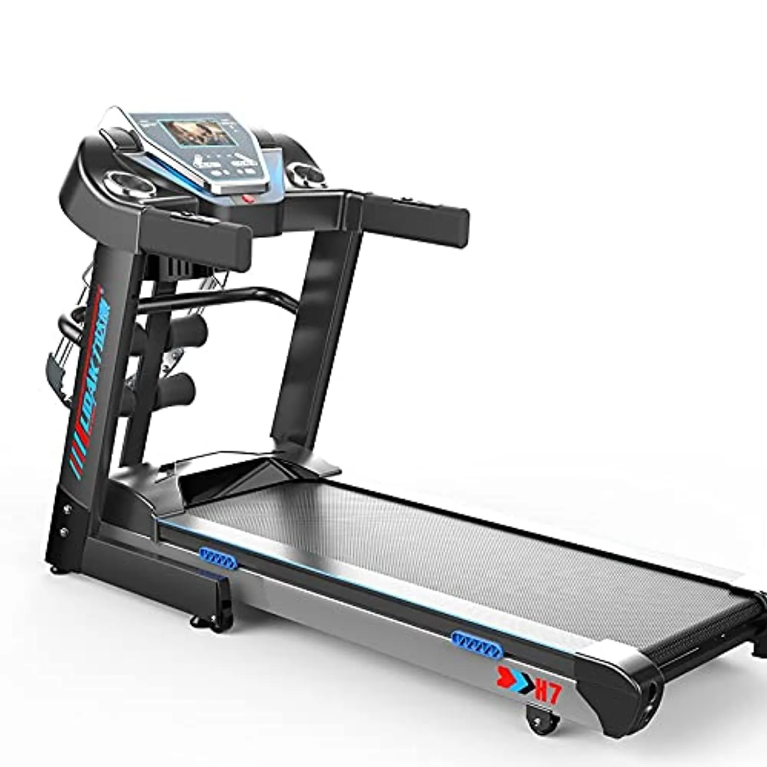 Zzfni Treadmill Electric Treadmill for Home Exercise Equipment for Weight Loss Exercise Equipment Running machineFolding Treadmill Mini Indoor g Foldable Treadmill (Color : Black)