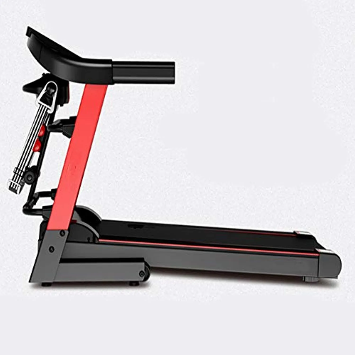 Zzfni Treadmill Foldable Household Treadmill, Multifunctional High Horsepower Walking Machine, Weight Loss Fitness Equipment Foldable Treadmill