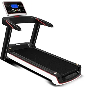 Zzfni Treadmill Household Electric Treadmill, Small LED Electronic Screen Folding Fitness Equipment, Multifunctional Mini Treadmill Foldable Treadmill