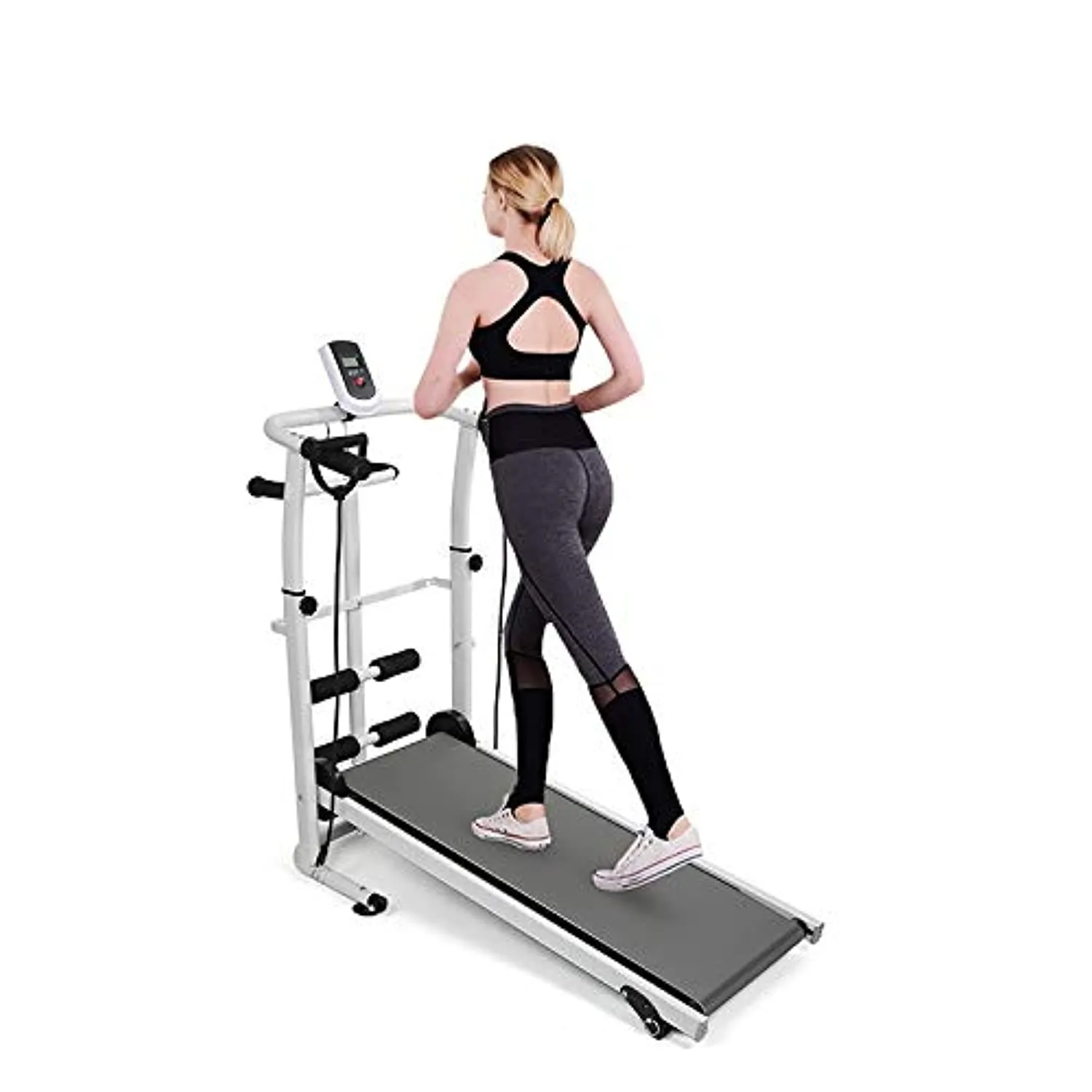 Zzfni Treadmill Indoor Treadmill Folding Running Training Twisting Machine Sit-ups Multi-Function Fitness Equipment Treadmill with Belt Foldable Treadmill