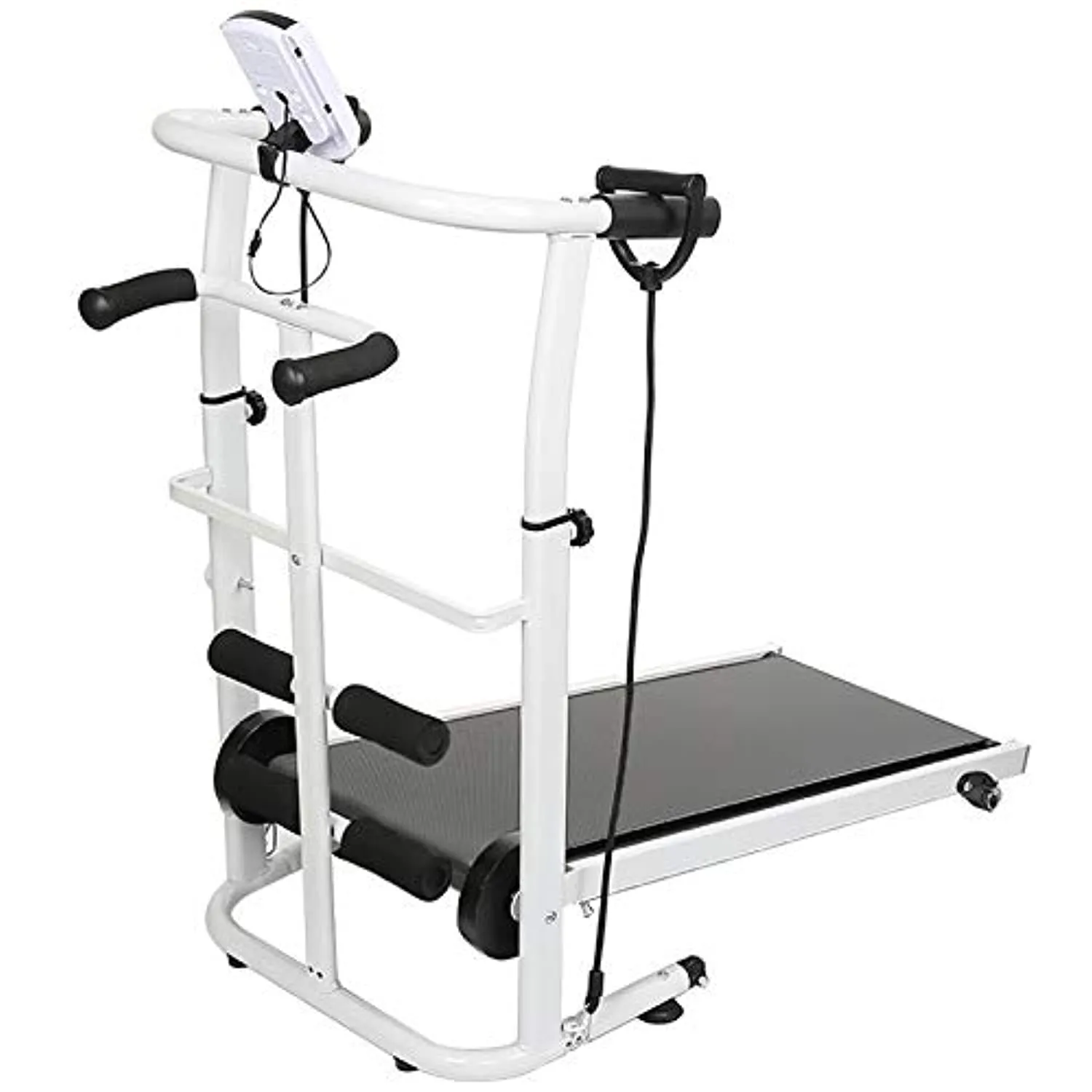 Zzfni Treadmill Indoor Treadmill Folding Running Training Twisting Machine Sit-ups Multi-Function Fitness Equipment Treadmill with Belt Foldable Treadmill
